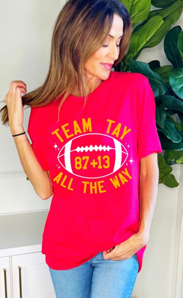 Taylor Game Tay Football Graphic Tees | Bella Canvas