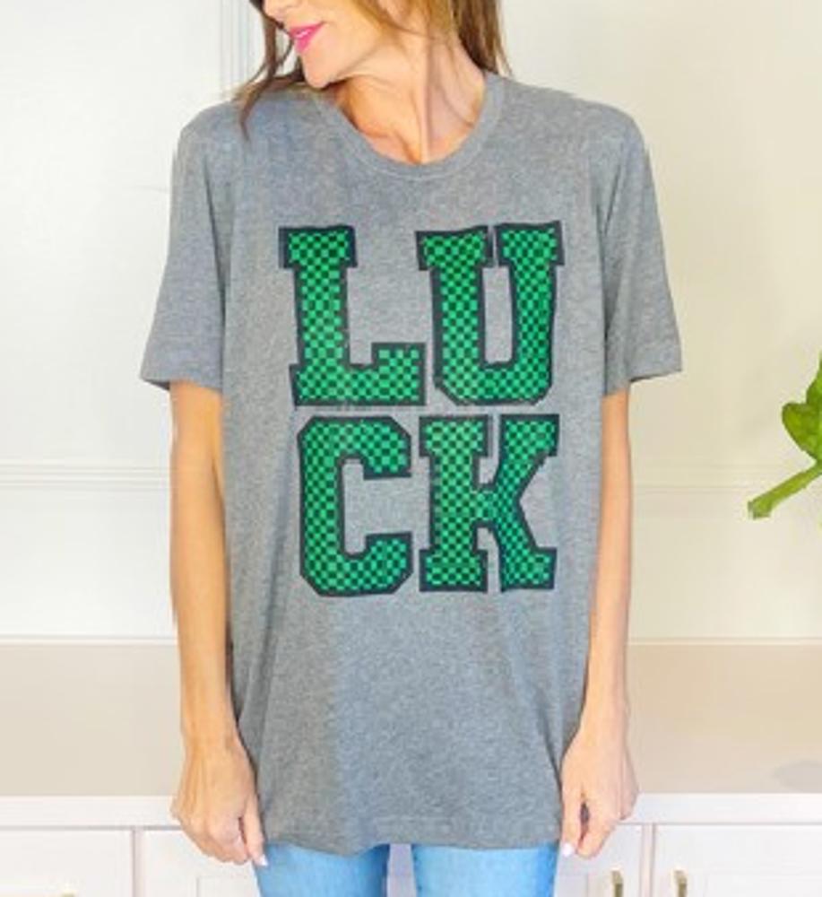 Checkered Luck Tee