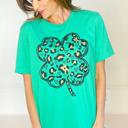  Leopard Shamrock Tee