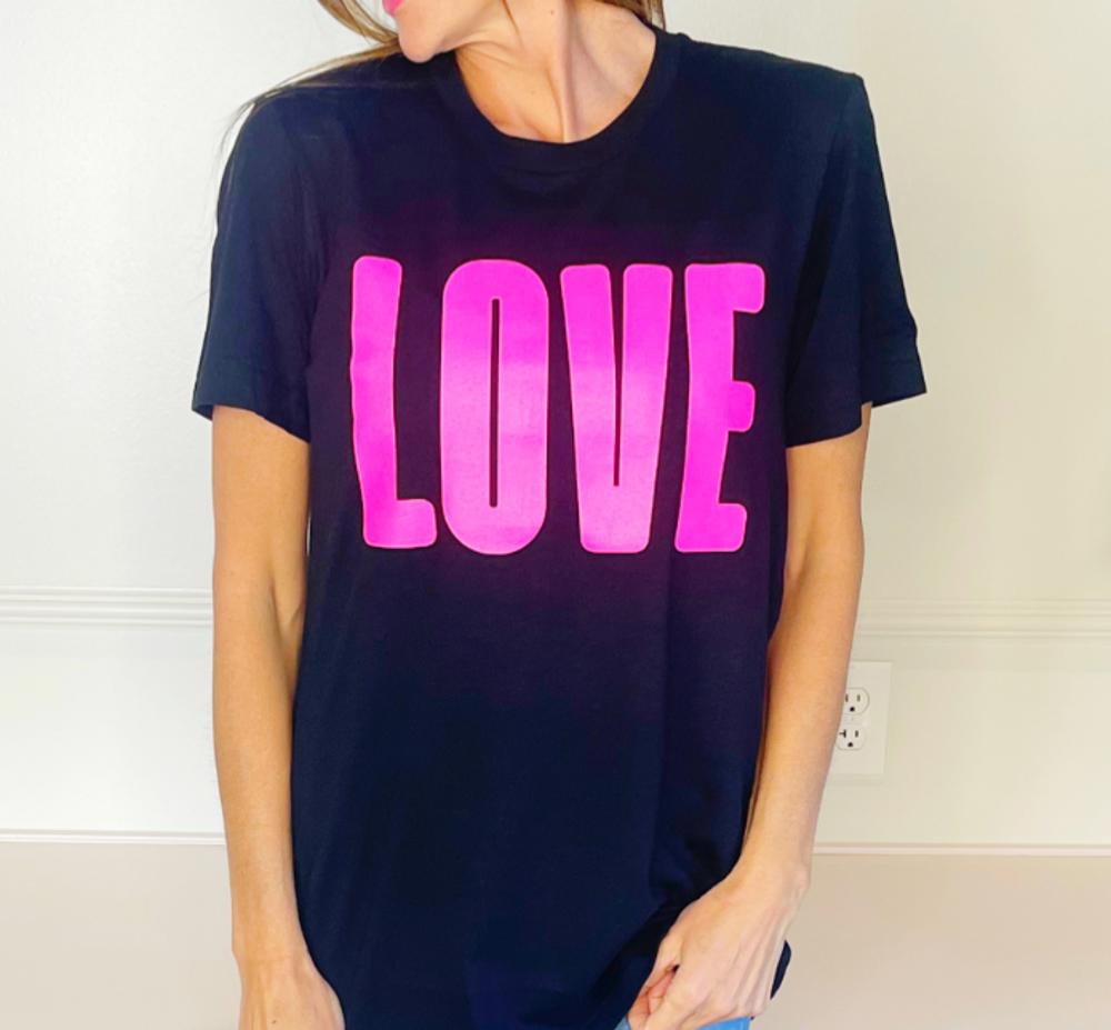 Hot Pink Love Tee