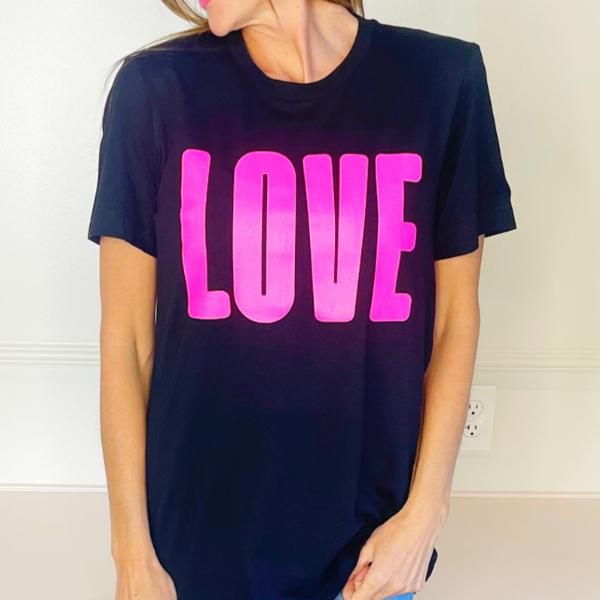 Hot Pink Love Tee