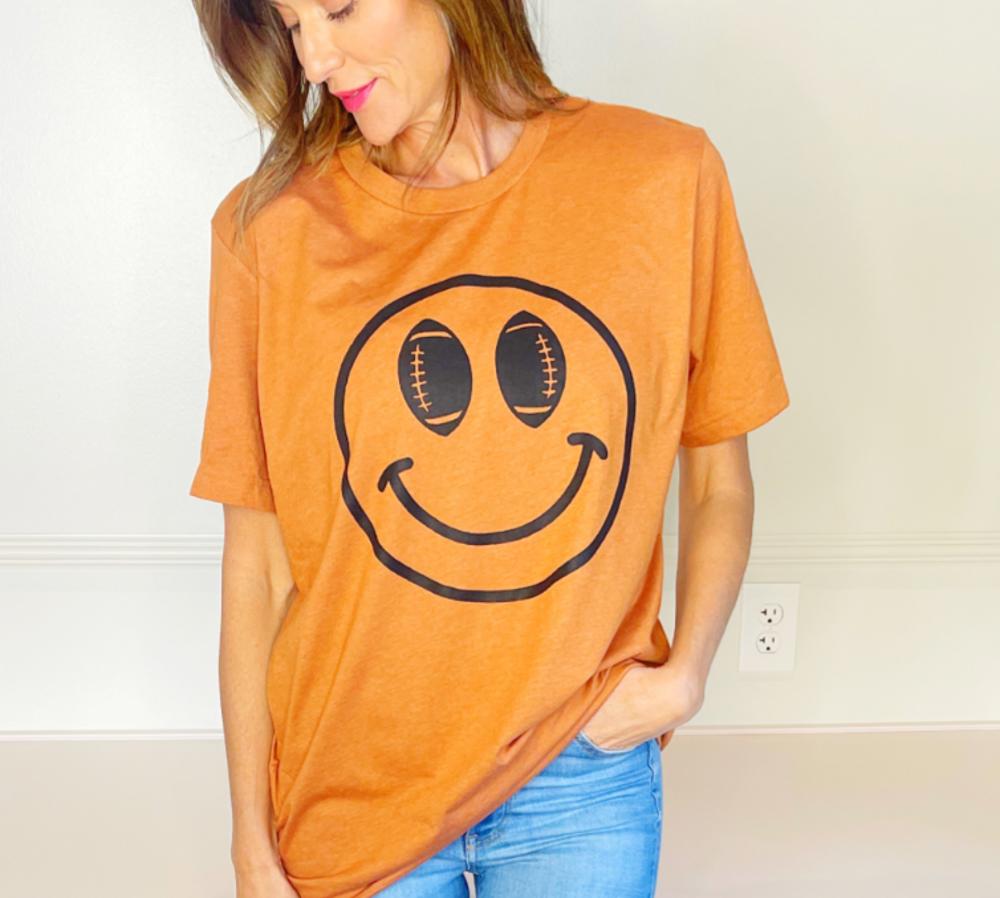 Football Smiley Tee