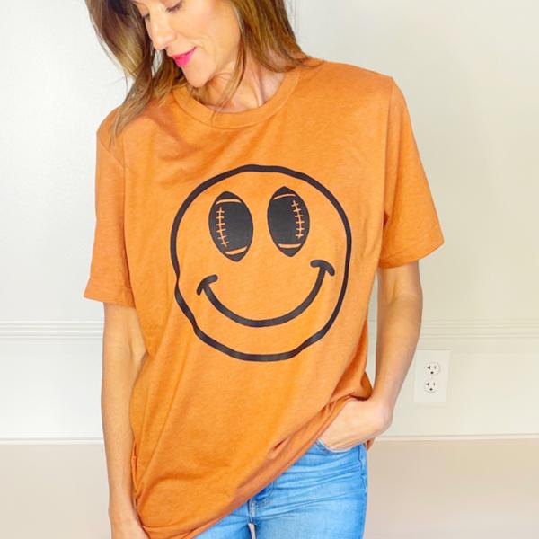 Football Smiley Tee