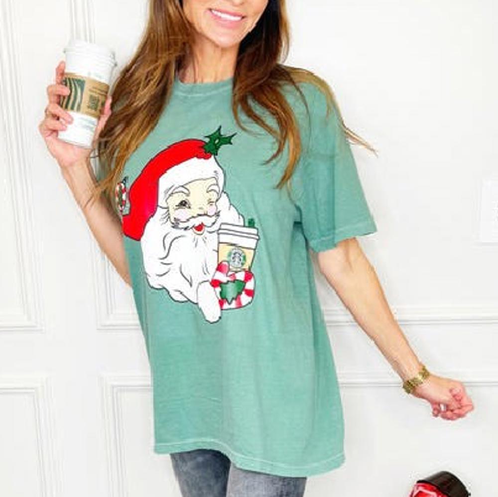 Coffee Santa Tee