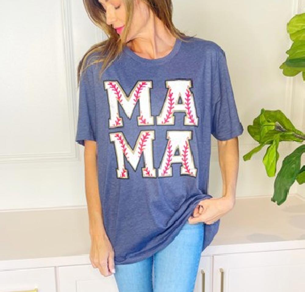 Mama Baseball Tee