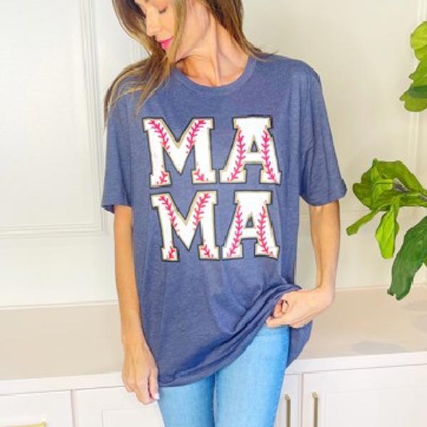 Mama Baseball Tee