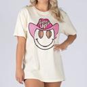  Smiley Cowboy Football Tee