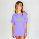 Small NeonViolet Margs Tee with Puff Ink