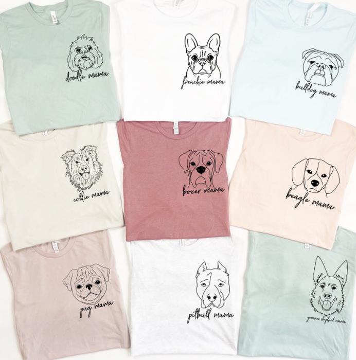 Custom Dog Mama Tees