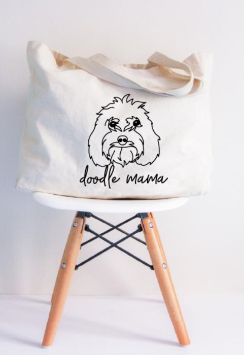 Dog Mama Tote Bags