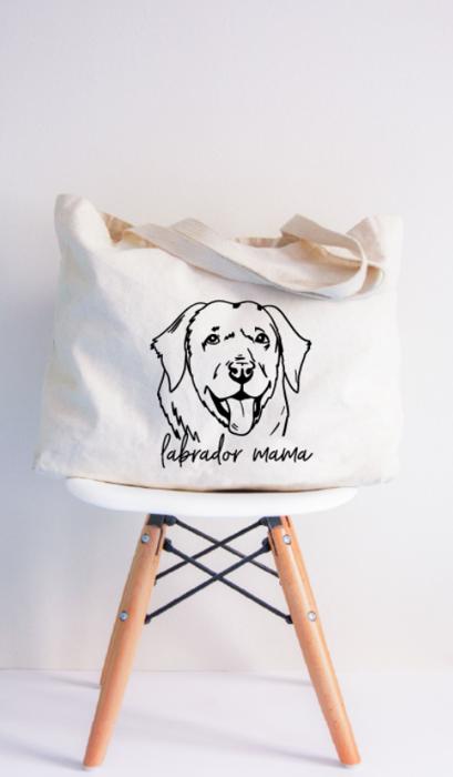Dog Mama Tote Bags