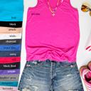  Bella + Canvas Premium Racerback Tank | Tons of Colors! | Solid, Plain, Basic 