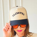 Khaki with Black Lid Thankful Trucker Hat