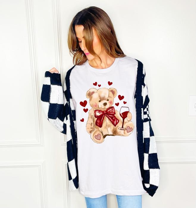 Teddy Bear Drink Tees