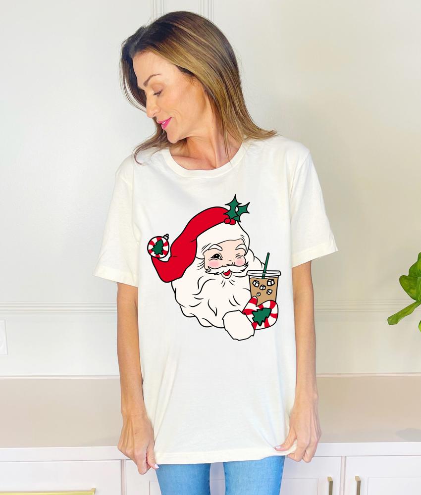 Santa Drink Tees