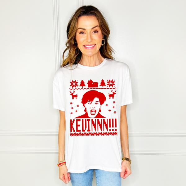 Home Alone Kevin!!! White Tee