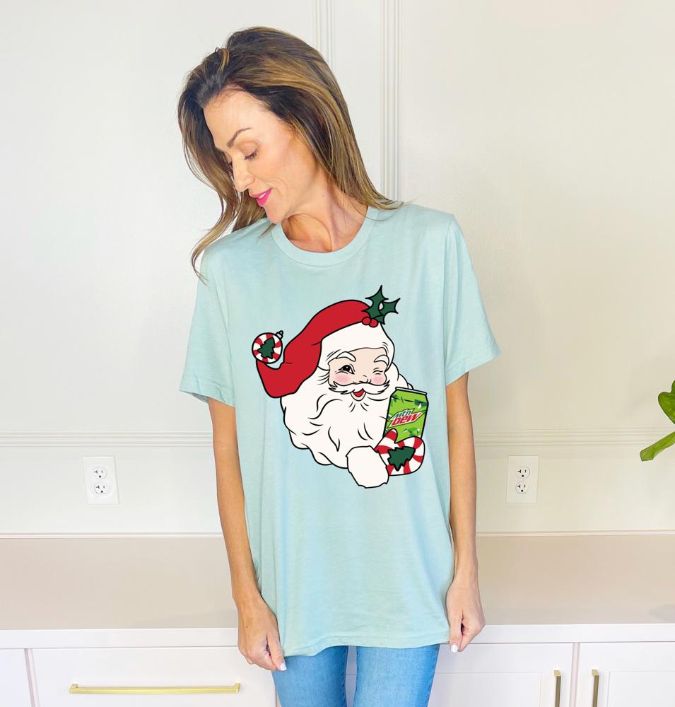 Santa Drink Tees