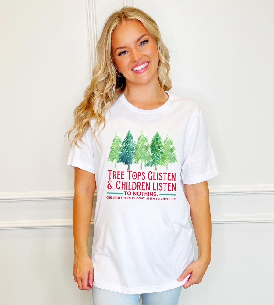 Christmas Trees & Melting Snowman Tee