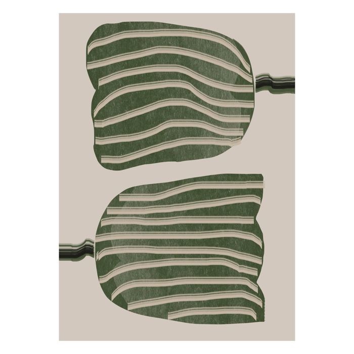The Miuus Studio - Abstract Tulips  Poster without frame