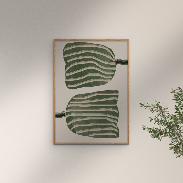 The Miuus Studio - Abstract Tulips  Poster without frame
