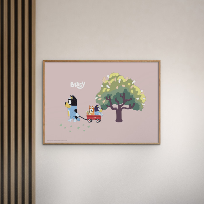 Bluey - Big Tree  Poster without frame