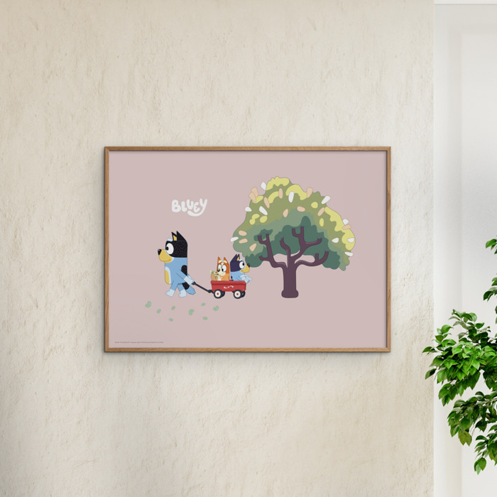 Bluey - Big Tree  Poster without frame