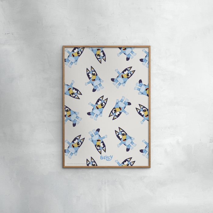 Bluey - Bluey Pattern  Poster without frame