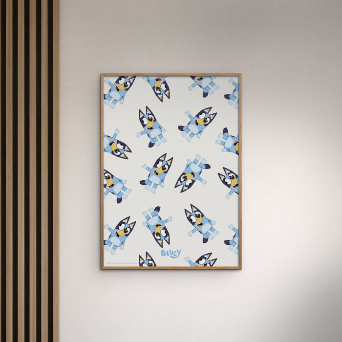 Bluey - Bluey Pattern  Poster without frame