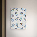 19.7 x 27.6 inches Bluey - Bluey Pattern  Poster without frame