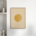 27.6 x 39.4 inches THE MIUUS STUDIO - Boho Sun  Poster without frame