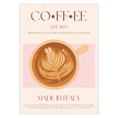 Nazma Khokhar - Coffee  Poster without frame
