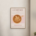 19.7 x 27.6 inches Nazma Khokhar - Coffee  Poster without frame