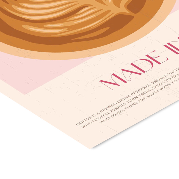 Nazma Khokhar - Coffee  Poster without frame