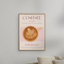 27.6 x 39.4 inches Nazma Khokhar - Coffee  Poster without frame