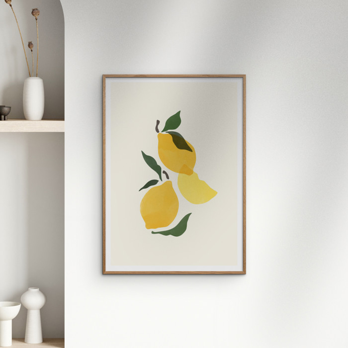 Sacrée Frangine - Composition Citron  Poster  without frame