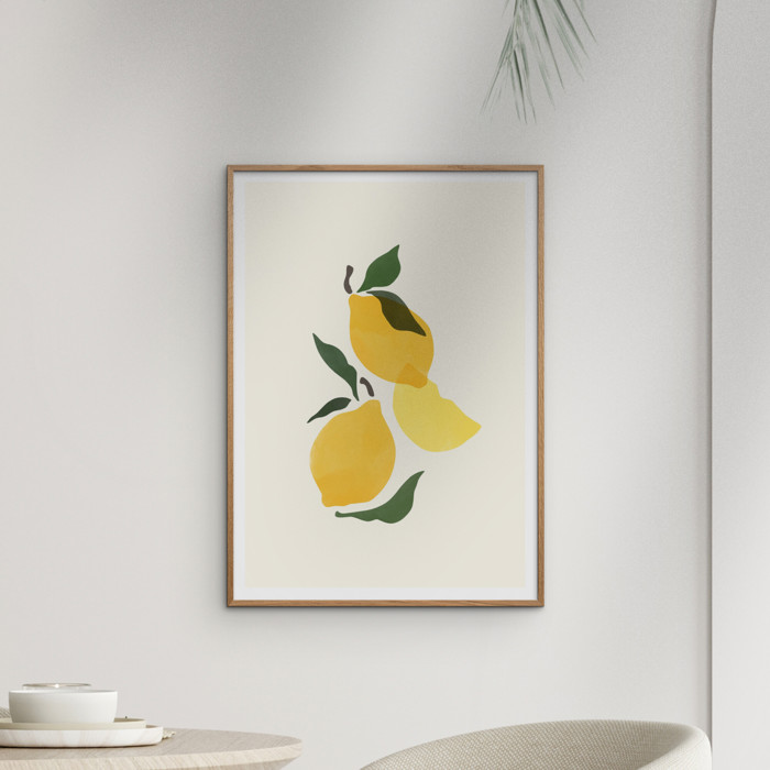 Sacrée Frangine - Composition Citron  Poster  without frame