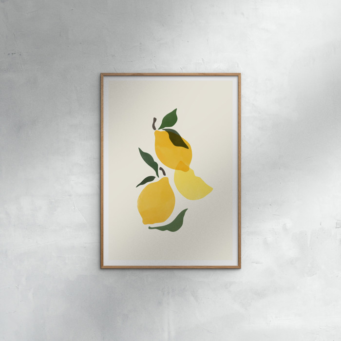 Sacrée Frangine - Composition Citron  Poster  without frame