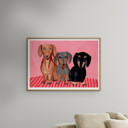 11.8 x 15.7 inches Iga Kosicka - Dachshunds  Poster  without frame