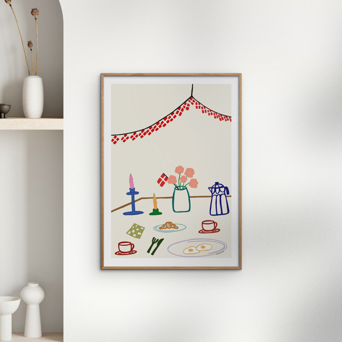 Engberg Studio - Danish Birthdays  Poster  without frame