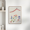  Engberg Studio - Danish Birthdays  Poster  without frame