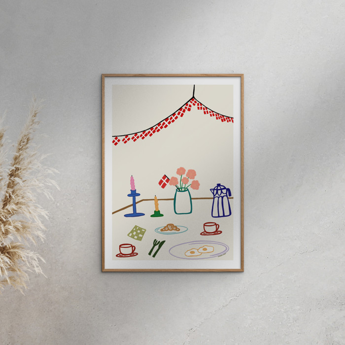 Engberg Studio - Danish Birthdays  Poster  without frame