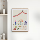 27.6 x 39.4 inches Engberg Studio - Danish Birthdays  Poster  without frame