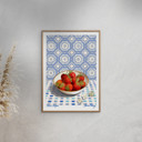 11.8 x 15.7 inches Emma Forsberg - Danish Delights Blue  Poster  without frame