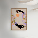 11.8 x 15.7 inches Arty Guava - Embrace the Sun  Poster  without frame