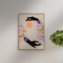19.7 x 27.6 inches Arty Guava - Embrace the Sun  Poster  without frame