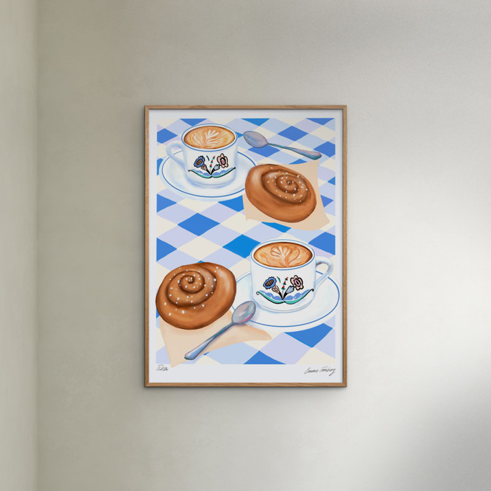 Emma Forsberg - Fika  Poster  without frame