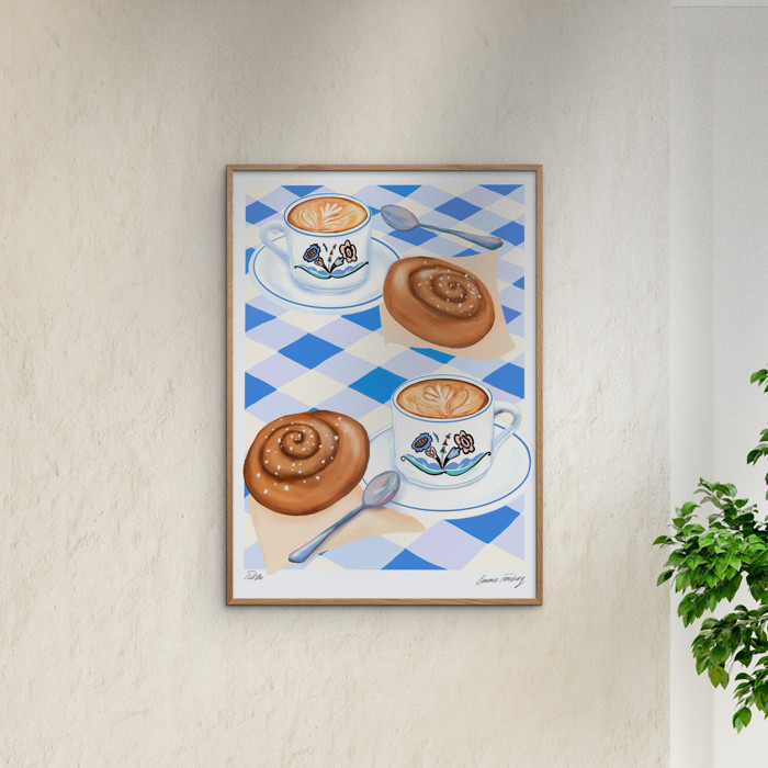Emma Forsberg - Fika  Poster  without frame