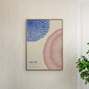 11.8 x 15.7 inches VICKI ZOÉ - Flower - The Uniqueness of you - Rose Blue  Poster  without frame