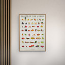  Simon Holst - Fruits of the world  Poster  without frame