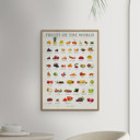 27.6 x 39.4 inches Simon Holst - Fruits of the world  Poster  without frame